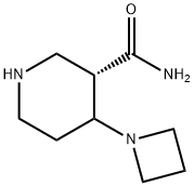 3-Piperidinecarboxamide, 4-(1-azetidinyl)-, (3S)- Structure