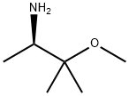 2-Butanamine, 3-methoxy-3-methyl-, (2R)- Structure