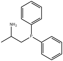 2-Propanamine, 1-(diphenylphosphino)- Structure