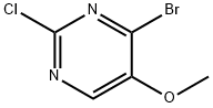 Pyrimidine, 4-bromo-2-chloro-5-methoxy- 구조식 이미지