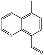 8-Quinolinecarboxaldehyde, 5-methyl- Structure