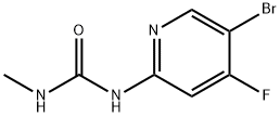 Urea, N-(5-bromo-4-fluoro-2-pyridinyl)-N'-methyl- Structure