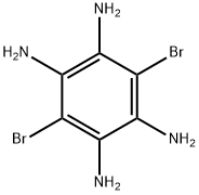 1,2,4,5-Benzenetetramine, 3,6-dibromo- Structure