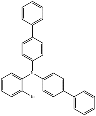[1,1'-Biphenyl]-4-amine, N-[1,1'-biphenyl]-4-yl-N-(2-bromophenyl)- 구조식 이미지