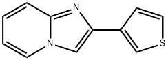 Imidazo[1,2-a]pyridine, 2-(3-thienyl)- 구조식 이미지