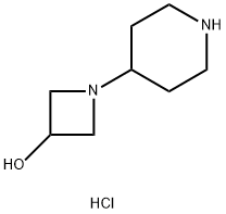 1-(Piperidin-4-yl)azetidin-3-ol hydrochloride Structure
