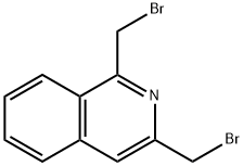 Isoquinoline, 1,3-bis(bromomethyl)- Structure