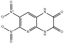 6,7-Dinitro-1H,4H-pyrido[2,3-b]pyrazine-2,3-dione Structure