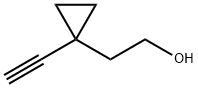 Cyclopropaneethanol, 1-ethynyl- Structure