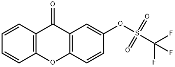 Xanthone Triflate 구조식 이미지