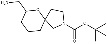 Tert-Butyl 7-(Aminomethyl)-6-Oxa-2-Azaspiro[4.5]Decane-2-Carboxylate(WX101068) Structure