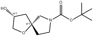 Racemic-(3S,5S)-Tert-Butyl 3-Hydroxy-1-Oxa-7-Azaspiro[4.4]Nonane-7-Carboxylate Structure