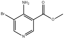 3-Pyridinecarboxylic acid, 4-amino-5-bromo-, methyl ester Structure