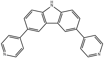 3,6-di(pyridin-4-yl)-9H-carbazole Structure