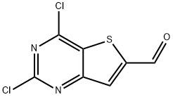 2,4-dichlorothieno[3,2-d]pyrimidine-6-carbaldehyde Structure