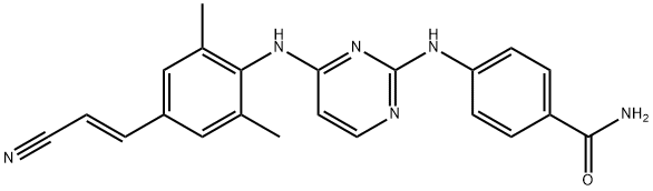 Rilpivirine amide 2 impurity Structure