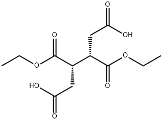 1,2,3,4-Butanetetracarboxylic acid, 2,3-diethyl ester, (2S,3S)- Structure