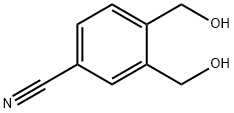 Benzonitrile, 3,4-bis(hydroxymethyl)- Structure