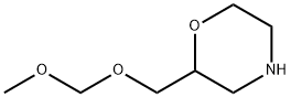 Morpholine,2-[(methoxymethoxy)methyl]- Structure