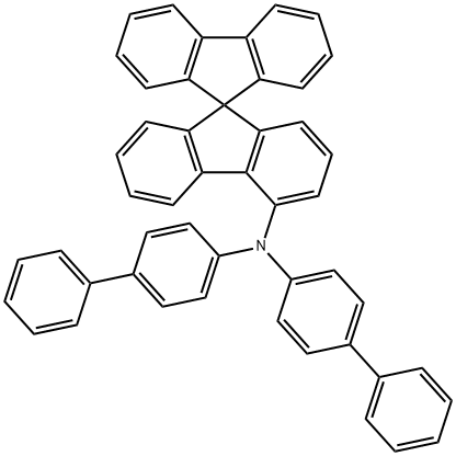 9,9'-Spirobi[9H-fluoren]-4-amine, N,N-bis([1,1'-biphenyl]-4-yl)- Structure