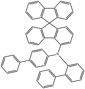 N-[1,1'-Biphenyl]-2-yl-N-[1,1'-biphenyl]-4-yl-9,9'-spirobi[9H-fluoren]-4-amine 구조식 이미지