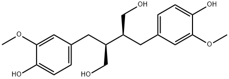 (+)-Secoisolariciresinol Structure