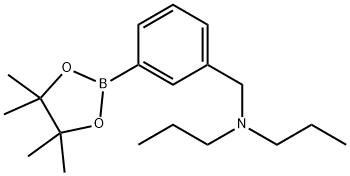 3-((Di-n-propylamino)methyl)phenylboronic acid pinacol ester 구조식 이미지