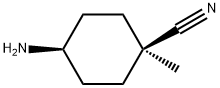 rel-(1s,4s)-4-amino-1-methylcyclohexane-1-carbonitrile Structure