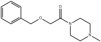 2-(Benzyloxy)-1-(4-methylpiperazin-1-yl)ethanone 구조식 이미지