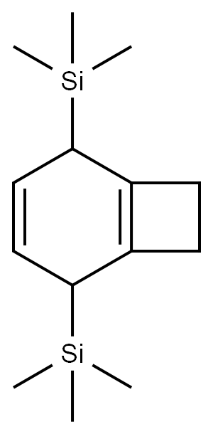Silane, bicyclo[4.2.0]octa-1(6),3-diene-2,5-diylbis[trimethyl- 구조식 이미지