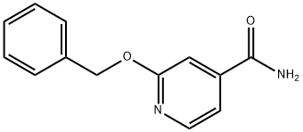 4-Pyridinecarboxamide, 2-(phenylmethoxy)- 구조식 이미지