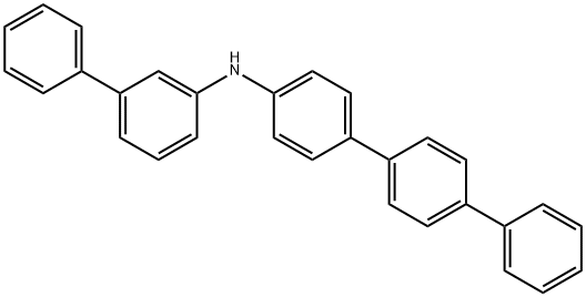 [1,1':4',1''-Terphenyl]-4-amine, N-[1,1'-biphenyl]-3-yl- Structure