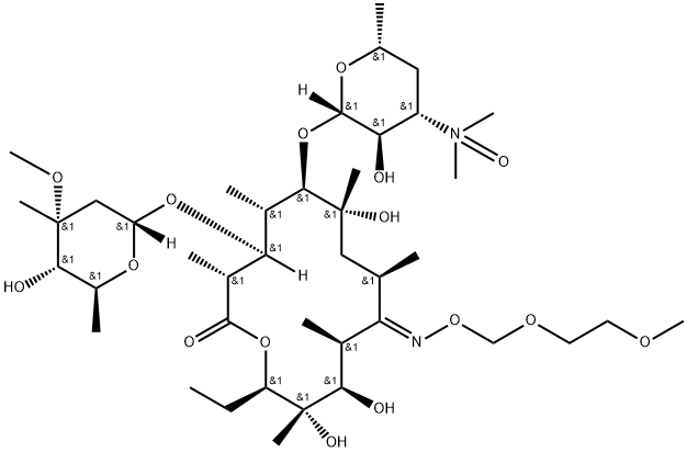 Roxithromycin 구조식 이미지