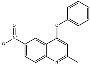 2-methyl-6-nitro-4-phenoxyquinoline 구조식 이미지