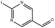 2-iodopyrimidine-5-carbaldehyde 구조식 이미지