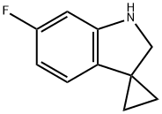 6-FLUOROSPIRO[CYCLOPROPANE-1,3-INDOLINE] Structure