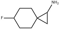 Spiro[2.5]octan-1-amine, 6-fluoro- Structure