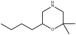 Morpholine,6-butyl-2,2-dimethyl- Structure