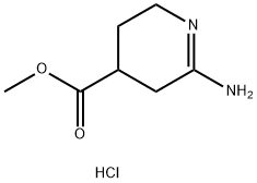 methyl 6-amino-2,3,4,5-tetrahydropyridine-4-carboxylate hydrochloride Structure