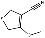 3-Thiophenecarbonitrile, 2,5-dihydro-4-methoxy- Structure