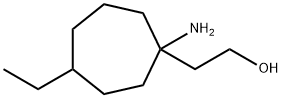 Cycloheptaneethanol, 1-amino-4-ethyl- 구조식 이미지