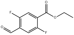 Ethyl 2,5-difluoro-4-formylbenzoate Structure