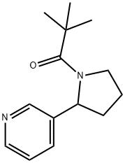 2,2-dimethyl-1-[2-(pyridin-3-yl)pyrrolidin-1-yl]propan-1-one 구조식 이미지