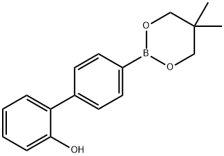 [1,1'-Biphenyl]-2-ol, 4'-(5,5-dimethyl-1,3,2-dioxaborinan-2-yl)- 구조식 이미지