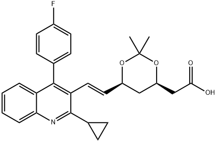 Pitavastatin Impurity 23 Structure