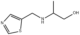 1-Propanol, 2-[(5-thiazolylmethyl)amino]- Structure