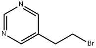 Pyrimidine, 5-(2-bromoethyl)- Structure