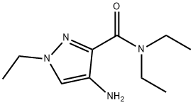 4-amino-N,N,1-triethyl-1H-pyrazole-3-carboxamide 구조식 이미지