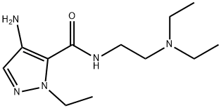 4-amino-N-[2-(diethylamino)ethyl]-1-ethyl-1H-pyrazole-5-carboxamide Structure