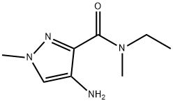 4-amino-N-ethyl-N,1-dimethyl-1H-pyrazole-3-carboxamide Structure